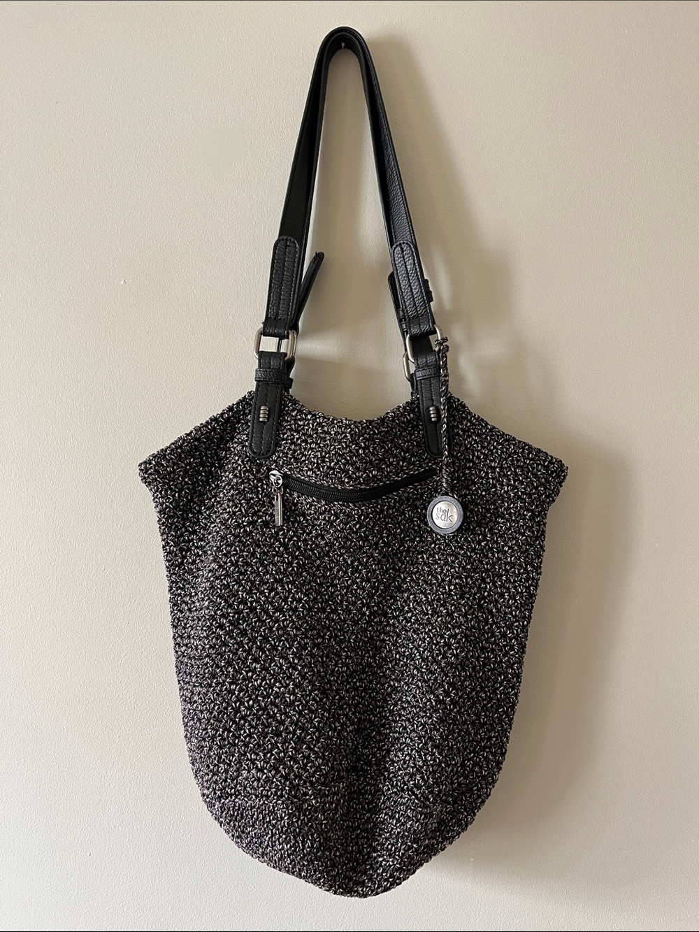 The Sak Black Woven Tote